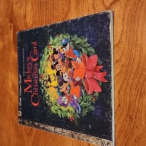 Vintage Walt Disney Productions Mickey's Christmas Carol Book
